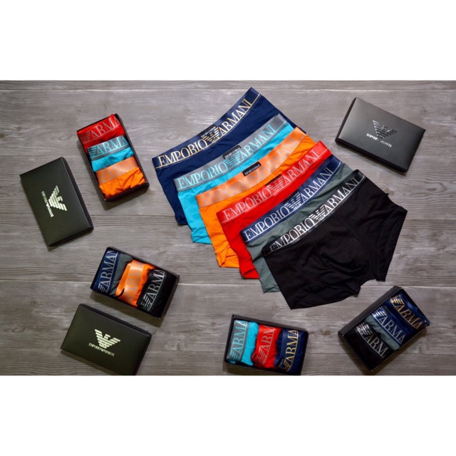 [ Hãng Xuất ] Quần lót cao cấp Boxer Armani Cottoton nam tính | BigBuy360 - bigbuy360.vn