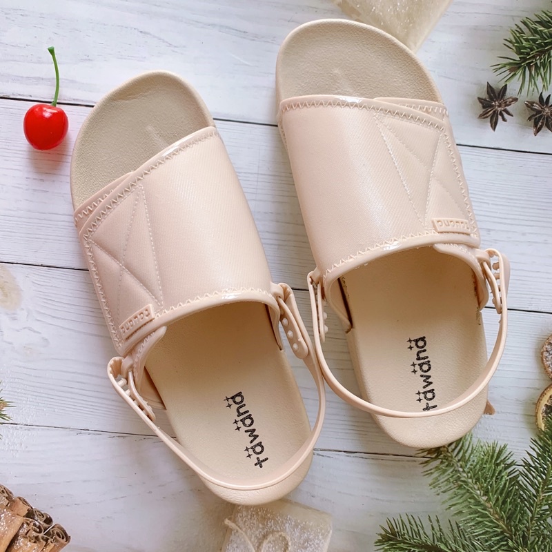 Dép sandal nữ quai ngang thời trang nhiều màu, dép lê nữ ulzzang đi học đi chơi phong cách mới