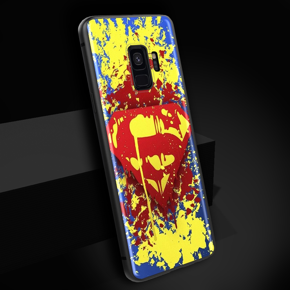 Ốp Điện Thoại Silicon Mềm In Hình Batman Vs Superman Cho Samsung S6 S7 S8 S9 S10 Edge Plus