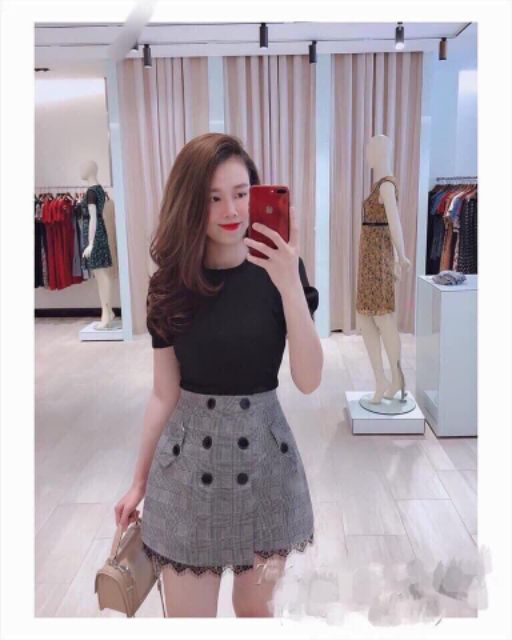 Váy chữ A kẻ | BigBuy360 - bigbuy360.vn