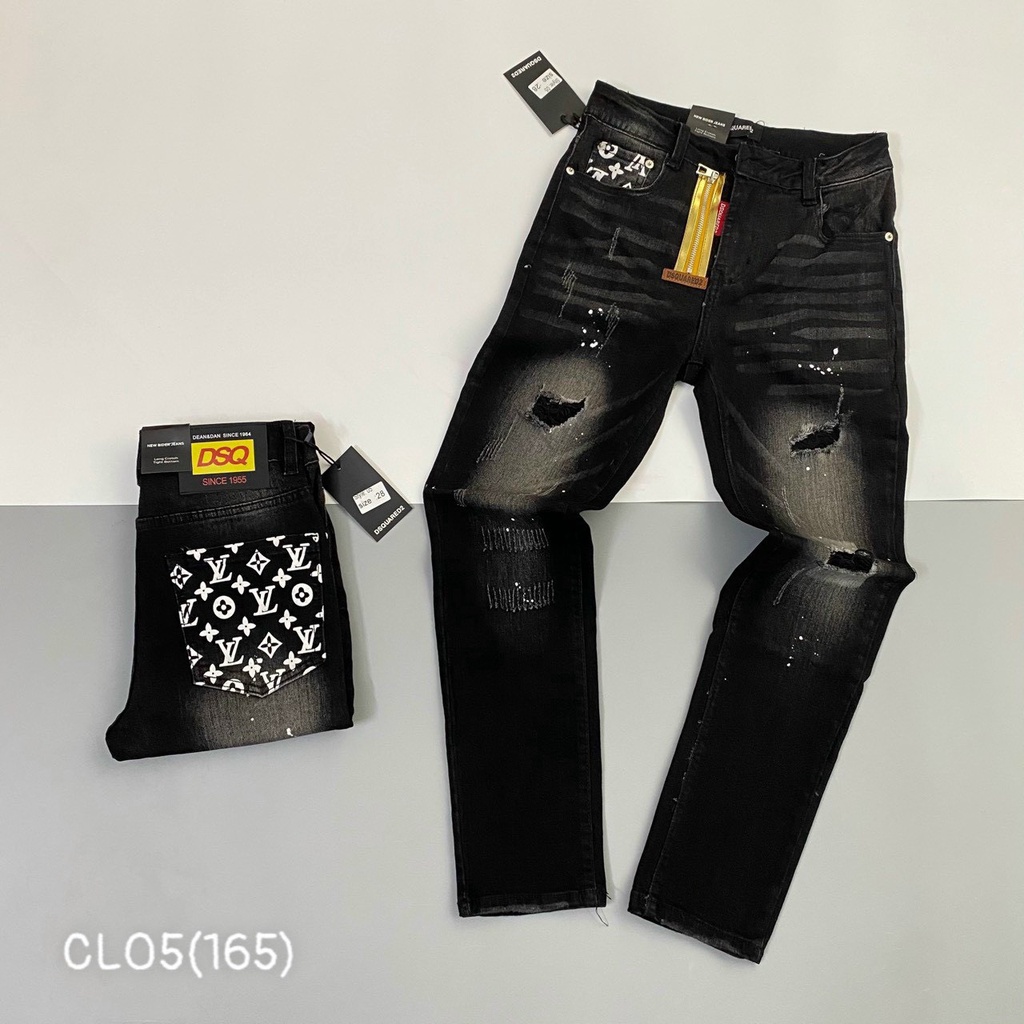 Quần Bò Nam, Quần Dài DSQ Màu Xanh Đen Nhiều Mẫu Siêu Đẹp