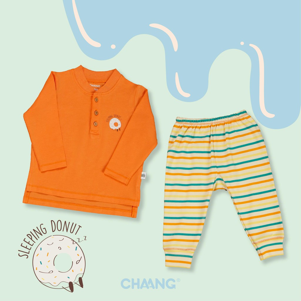 [CHÍNH HÃNG] Bộ dài tay quần dài trẻ em họa tiết Sweet Chaang