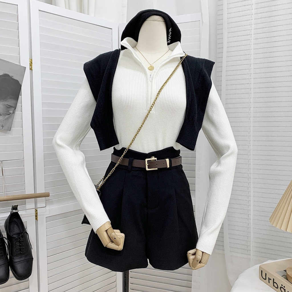 Quần đùi nữ, Quần sooc nữ túi chéo chất liệu vải tuyết mưa bigsize 40 - 75kg