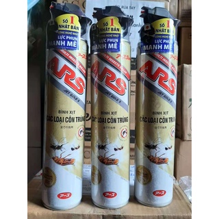 Bình xịt các loại côn trùng ars 600ml + bình xịt côn trùng ars pro x mạnh 500ml