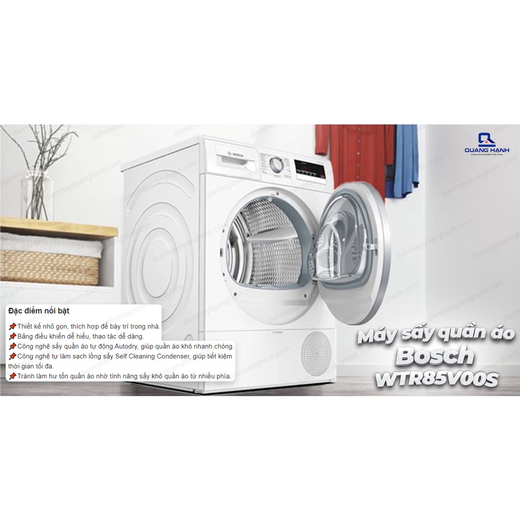 Máy sấy quần áo Bosch WTR85V00SG