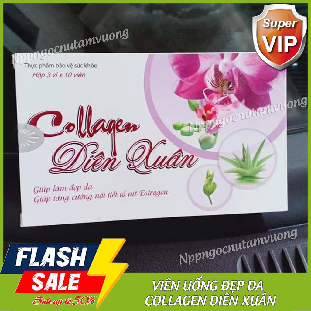 Viên uống đẹp da 🔸CHẤT LƯỢNG TỐT NHẤT🔸 viên tái tạo da Collagen Diên Xuân Cung cấp độ ẩm, giúp da luôn mềm mịn vihung | BigBuy360 - bigbuy360.vn