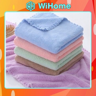 Khăn mặt lông cừu hàn quốc mềm mại đủ màu 50x30cm