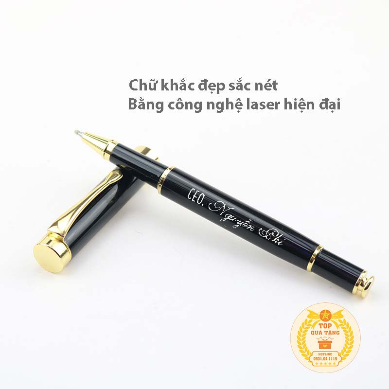 Bút ký khắc tên cao cấp P027 ngòi 0.5mm Free khắc tên theo yêu cầu Quà sinh nhật Quà tặng sếp thầy cô giáo bạn bè