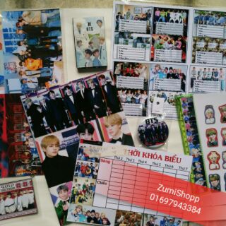 Combo đồ dùng học tập BTS