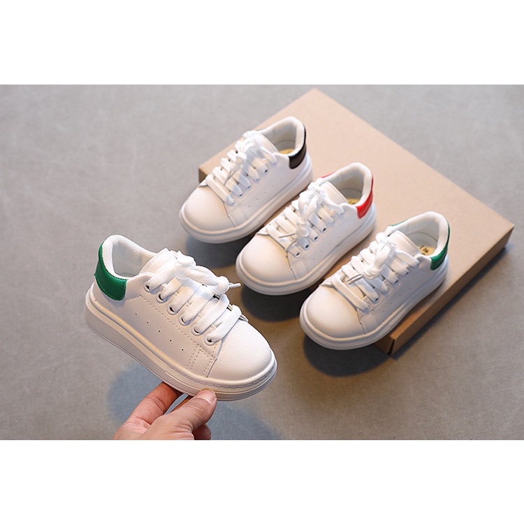Giày thể thao đế bằng thoáng khí thời trang mùa xuân Hàn Quốc dành cho bé trai và gái 2021