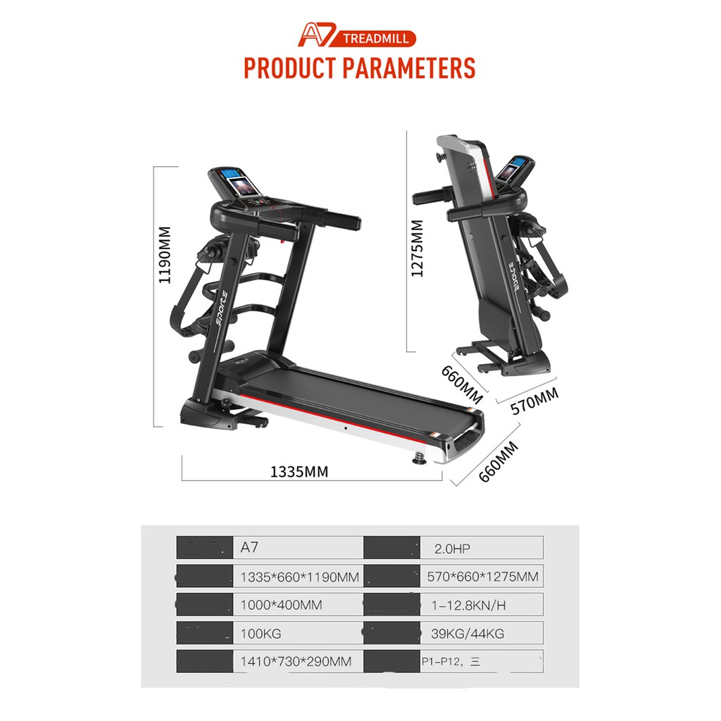 Máy chạy bộ đa năng A7S SPORT