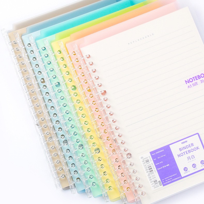 [BINDER] Sổ Còng / Lò Xo nhựa YOOFUN / Giấy Refill size B5 / A5