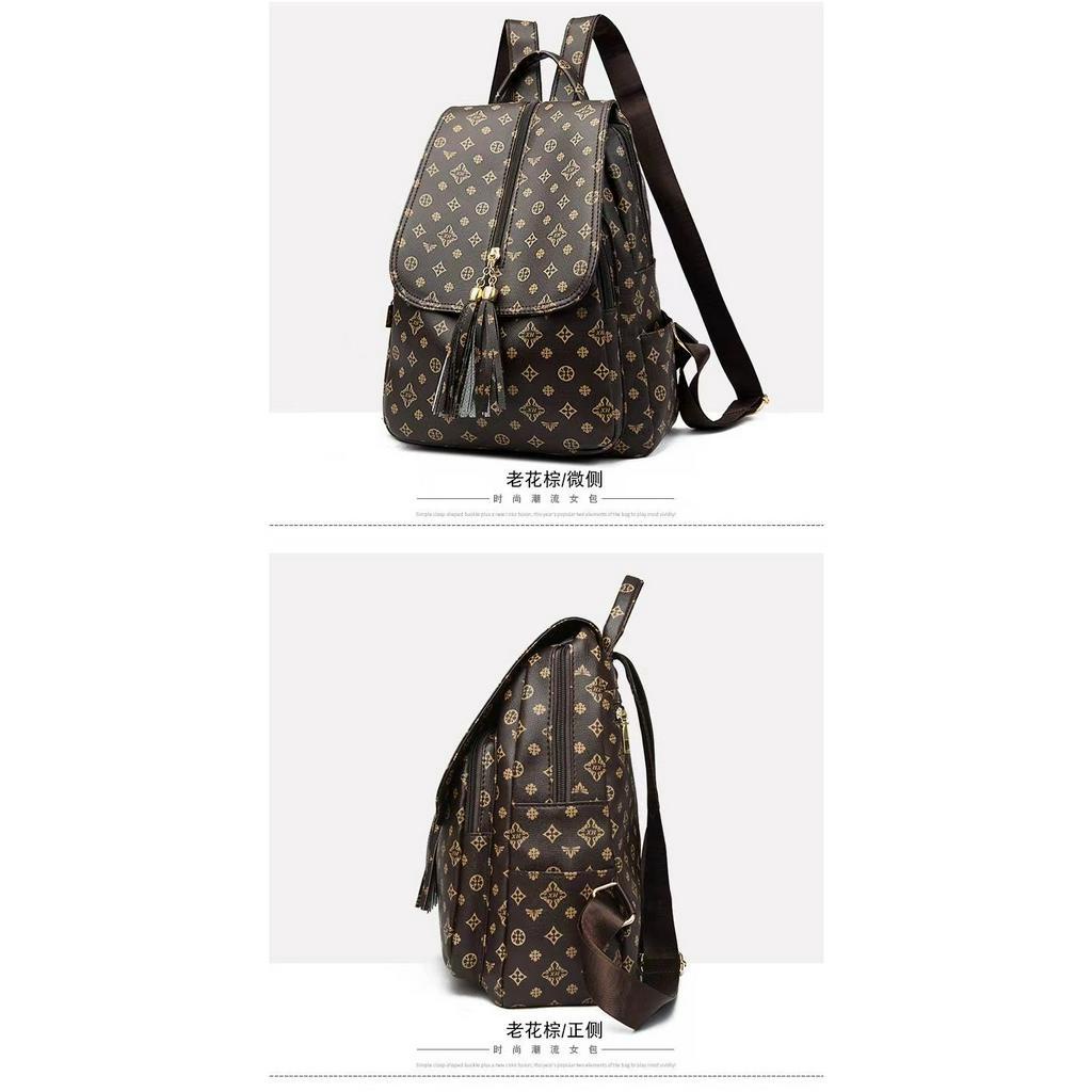 Balo Da Thật Phong Cách Hàn Quốc Đơn Giản Cho Nữ