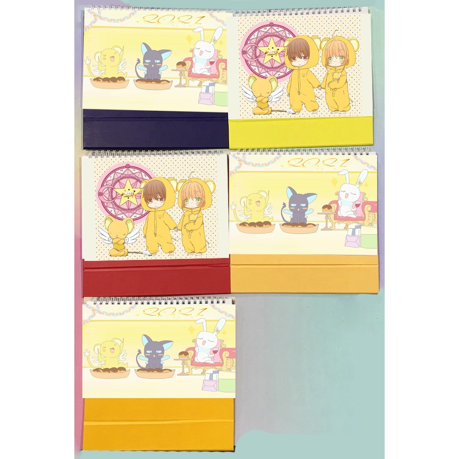 Lịch để bàn 2021 kero cardcaptor sakura size lớn LB9 17x21cm có ngày âm