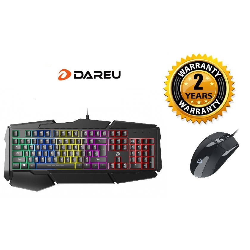 Combo bàn phím giả cơ DareU LK160, chuột DareU LM066 BH 2 năm chính hãng