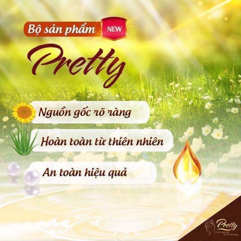 (CHÍNH HÃNG) Viên Vitamin E Bôi Dưỡng Trắng Da Pretty Aloe - Vitamin E, Tinh Dầu Jojoba, Lô Hội Dưỡng Ẩm - Hộp 30 Viên