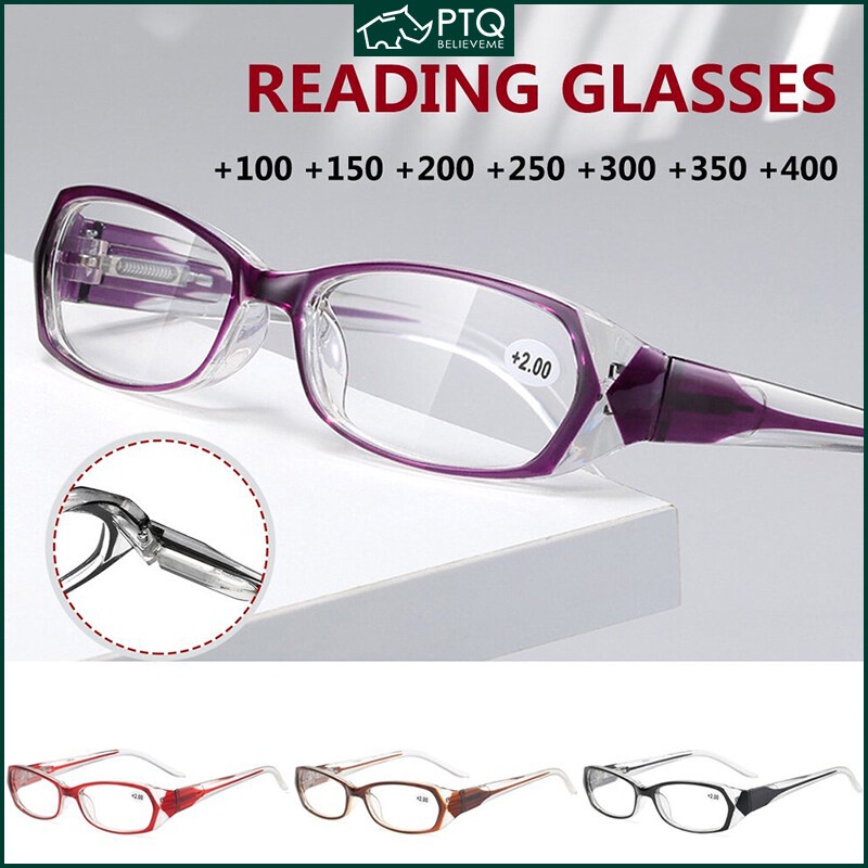 Kính Đọc Sách Chống Ánh Sáng Xanh Thời Trang Cho Nữ Kèm 100 + 150, + 200, + 250, + 300 + 350, + 400