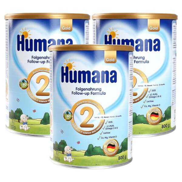 Sữa Humana Gold 2 - xuất xứ Đức- loại 800gr date  2022