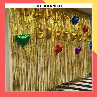 Rèm kim tuyến trang trí sinh nhật, thôi nôi, đầy tháng cho bé trai, bé gái, trang trí phòng cưới 1mx2m - 2246SHIPNHANH88