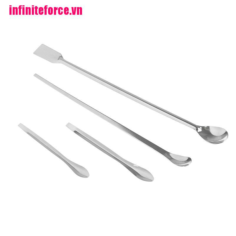 [Hàng mới về] Muỗng xúc sử dụng trong phòng thí nghiệm bằng thép không gỉ an toàn