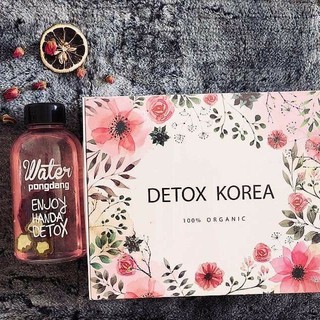 Trà hoa quả sấy Detox Korea giảm cân hộp 30 ngày, nhiều vị, tặng bình Pongdang 1000ml - TOLI