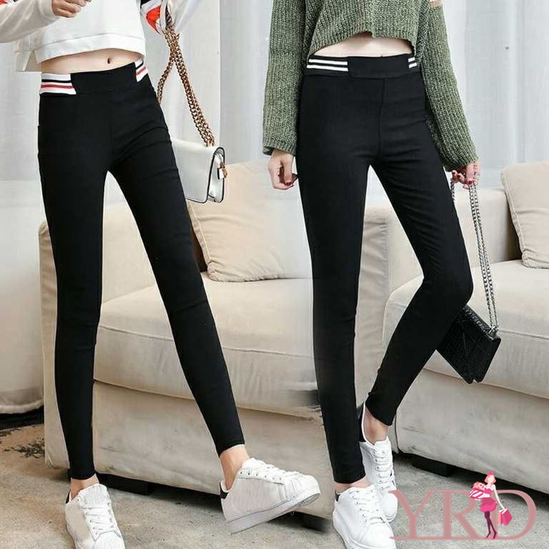 Quần dài dáng ôm lưng cao thời trang năng động cho nữ | BigBuy360 - bigbuy360.vn