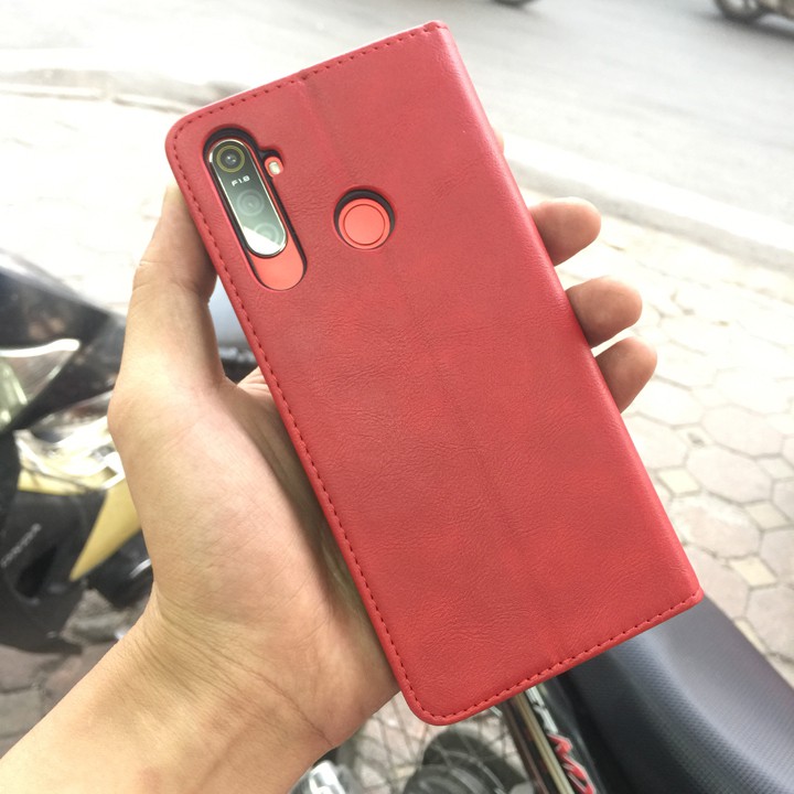 Bao da Realme C3 dạng ví Luxury Leather | BigBuy360 - bigbuy360.vn