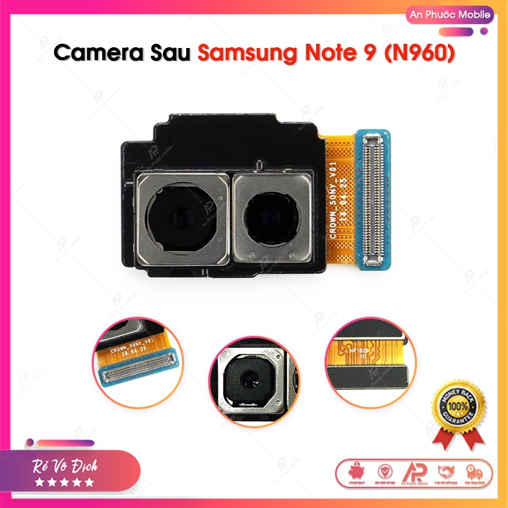 Camera Sau Samsung Note 9 / N960 - Linh Kiện Cam Điện Thoại Samsung Galaxy Note9 Zin Bóc Máy