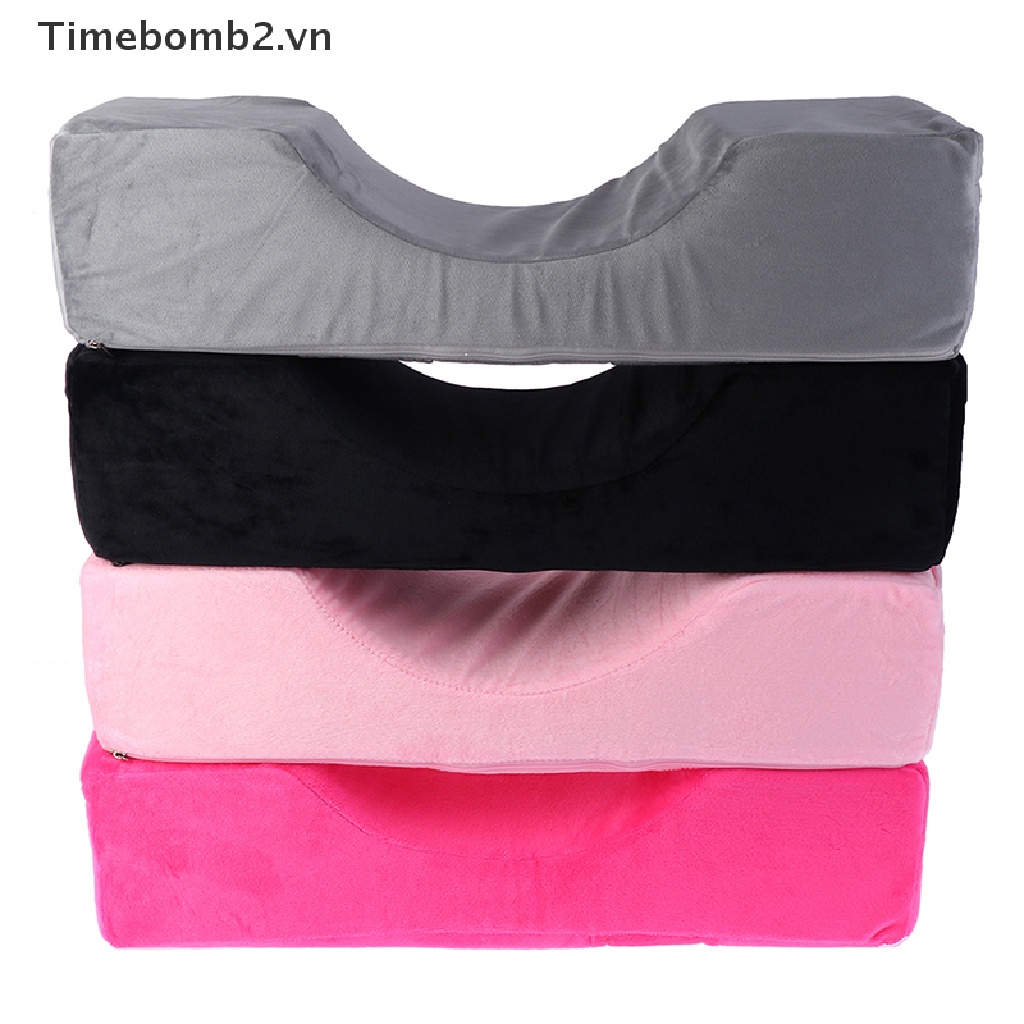 Gối Kê Cổ 2 Đầu Hỗ Trợ Nối Mi Chuyên Nghiệp