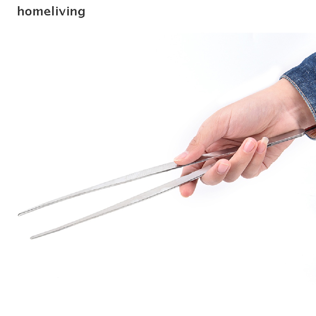 Kẹp Gắp Thức Ăn Cán Dài Màu Bạc Bằng Thép Không Gỉ