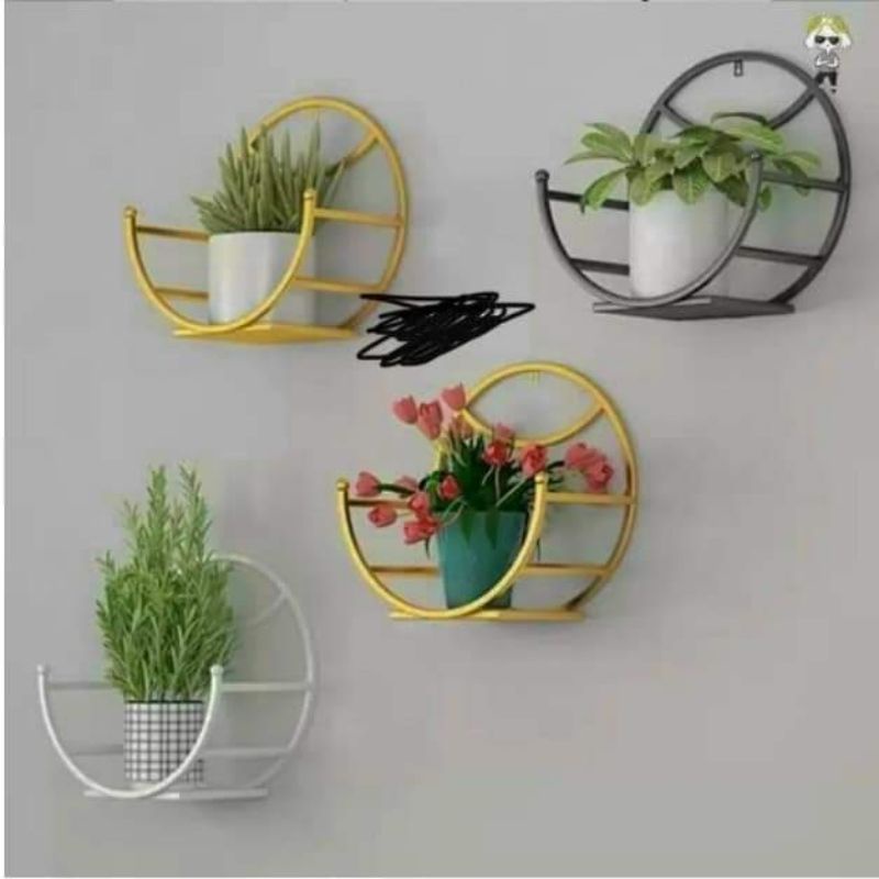 GIỎ SẮT TREO HOA HÌNH BÁN NGUYỆT