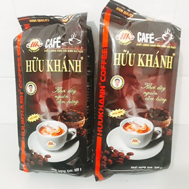 Cà phê pha phin Hữu Khánh gói 500g loại 1