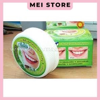 Bột Tẩy Trắng Răng Green Herb Herbal Clove Toothpaste Thái lan