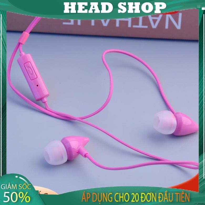 Tai Nghe Có Dây 3.5mm QR1 nhét tai in ear có mic Cho điện thoại giá rẻ HEAD SHOP