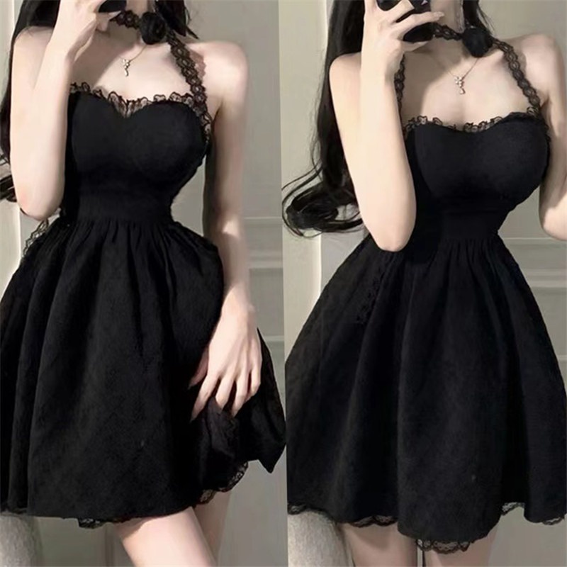 Đầm Công Chúa Hai Dây Ôm Eo Phong Cách Quyến Rũ Dành Cho Nữ