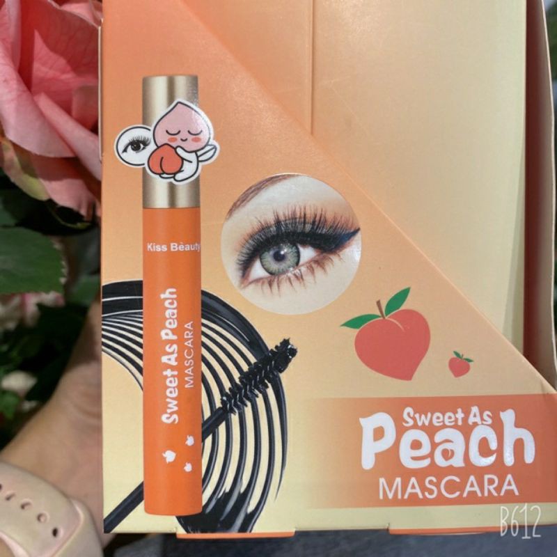 Chuốt Mi Mascara Trái Đào Sweet As Peach Kiss Beauty Siu Dễ Thương Giúp Mi Cong Đẹp Tự Nhiên