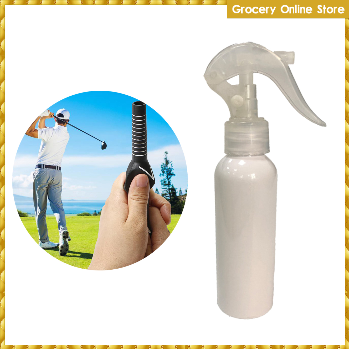 120ml/4OZ Safety Golf Grip Solvent Spraying, Safety Non-Toxic Golf Clubs Iron Driver Wood Shaft Grip Tape Remover Removal Kits Regrip Tool