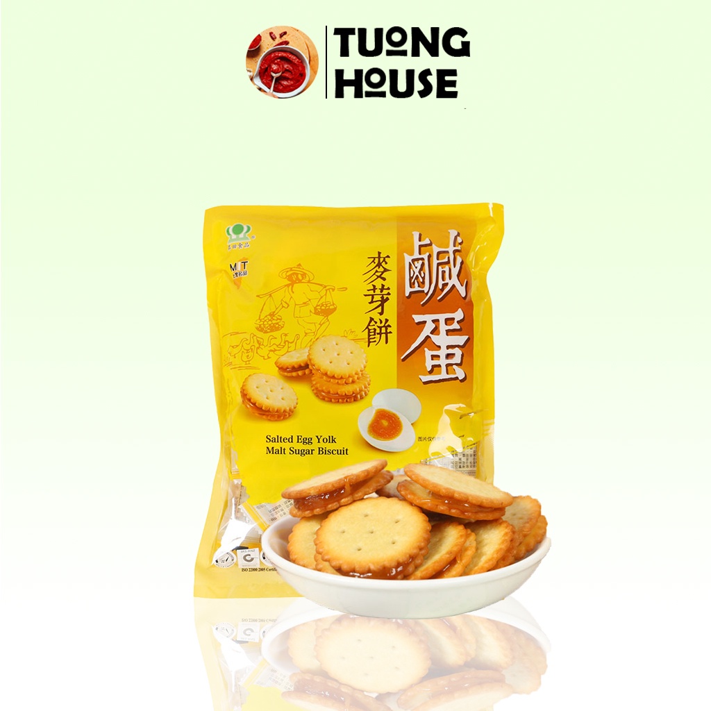 Bánh Quy Trứng Muối Dẻo Đài Loan Gói 180gr