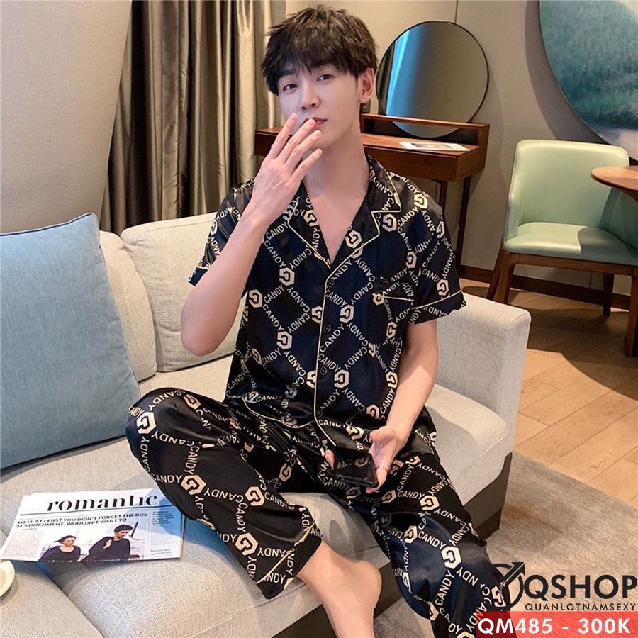 Bộ đồ pijama nam quần dài, tay ngắn QSHOP QM484-QM485-QM486