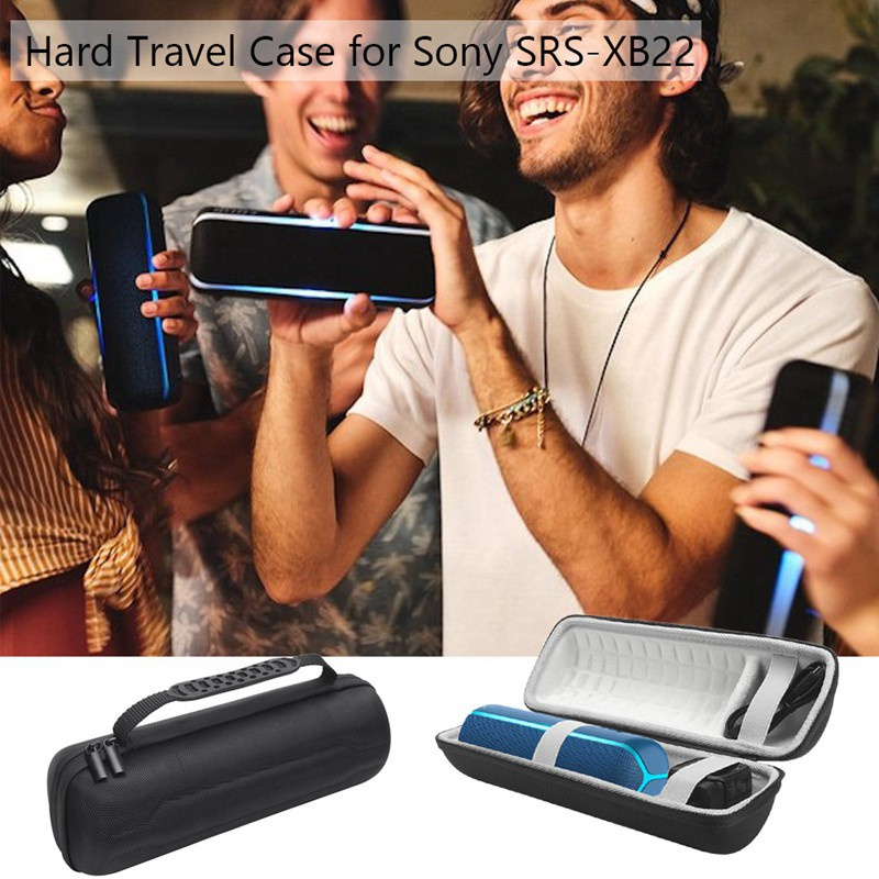 Portable Travel Case Storage Bag Protective Pouch Bag Carry Case For Sony Srs-Xb22 Portable Waterproof Wireless Bluetooth Speaker(Cylinder)