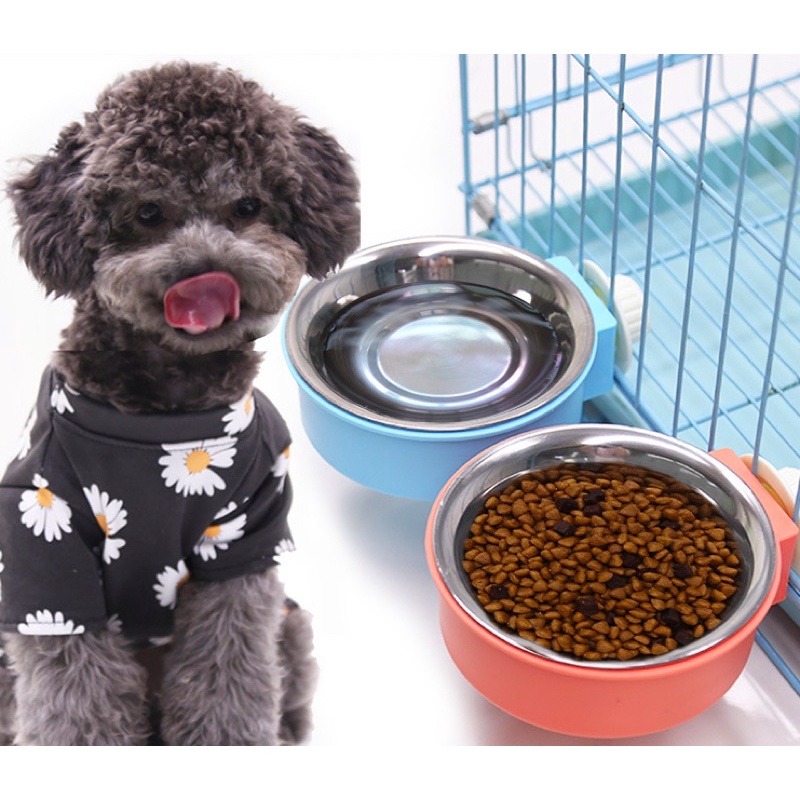 Bát đơn inox gắn chuồng