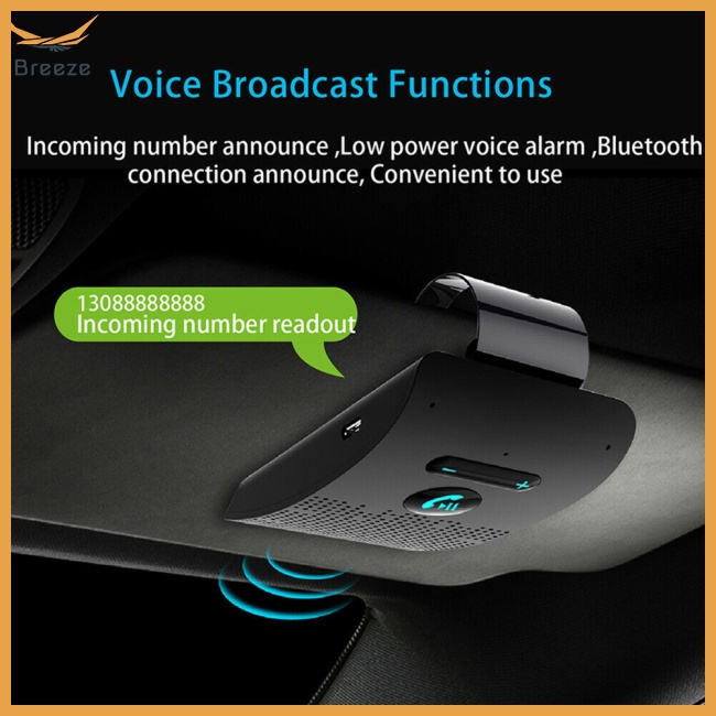 Loa Bluetooth Không Dây Sp09 Có Chức Năng Nghe Nhạc Và Đài Fm Rảnh Tay Cho Điện Thoại / Xe Hơi