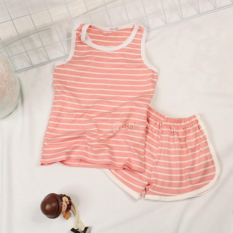 Đồ bộ 3 lỗ sát nách vải 100% cotton bao thấm hút mồ hôi thoãi mái vận động (từ 8-65kg) | BigBuy360 - bigbuy360.vn