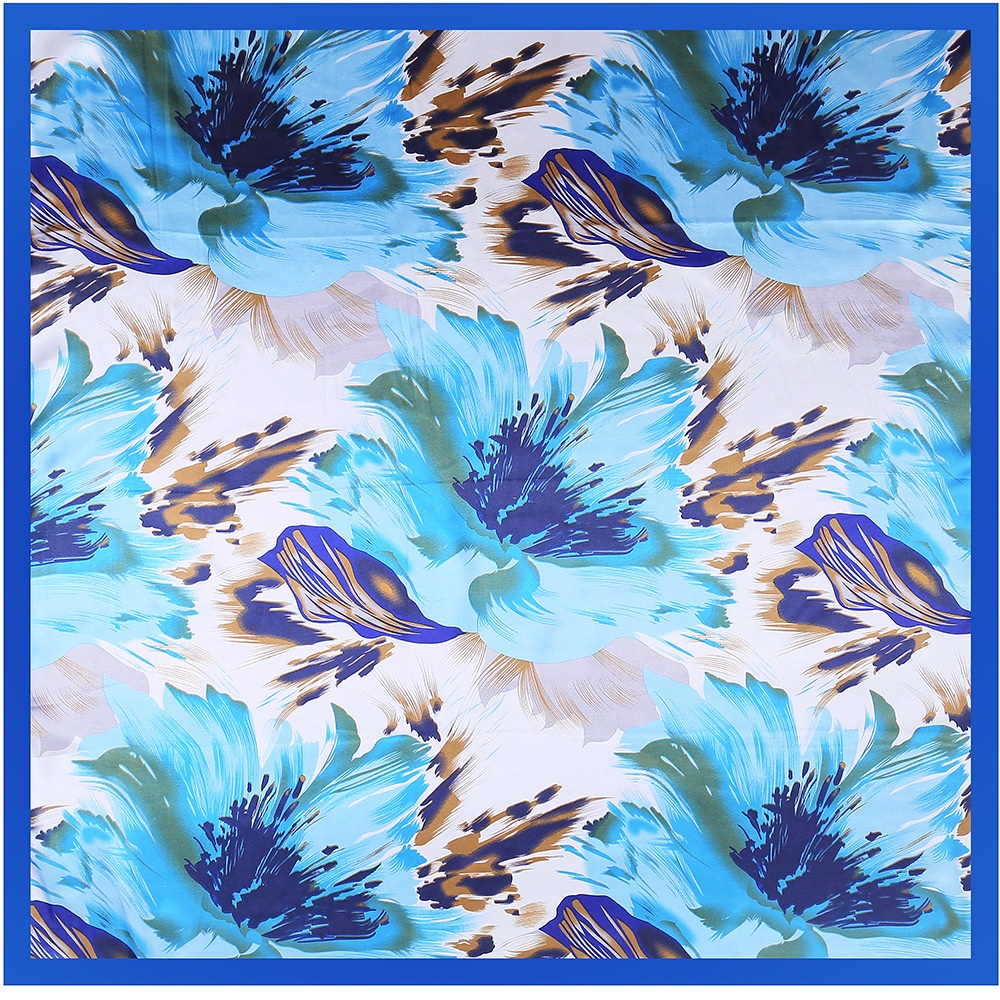 Khăn Choàng Satin Vuông 90CM(35.4inch) Thời Trang Dành Cho Nữ WJ1001-24