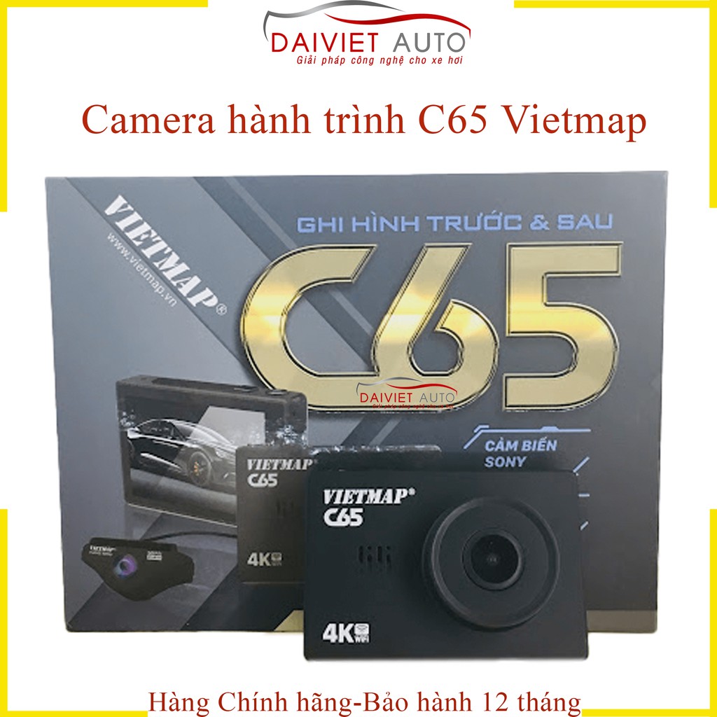 Camera hành trình Vietmap C65 Cảnh báo giao thông cao cấp chính hãng | Đại Việt Auto
