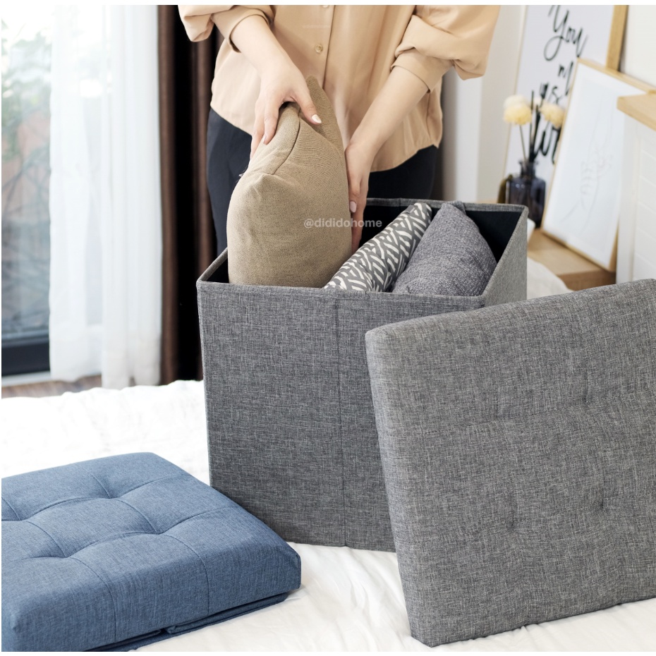 Thùng đựng đồ kết hợp ghế ngồi DidiDo size 38cm