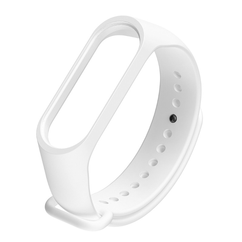 Dây Đeo Thay Thế Chất Liệu Silicon Thiết Kế Nhiều Lỗ Thời Trang Cho Xiaomi Mi Band 3 4