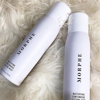 Khóa giữ make up Morphe Mattifying Continuous Setting Mist