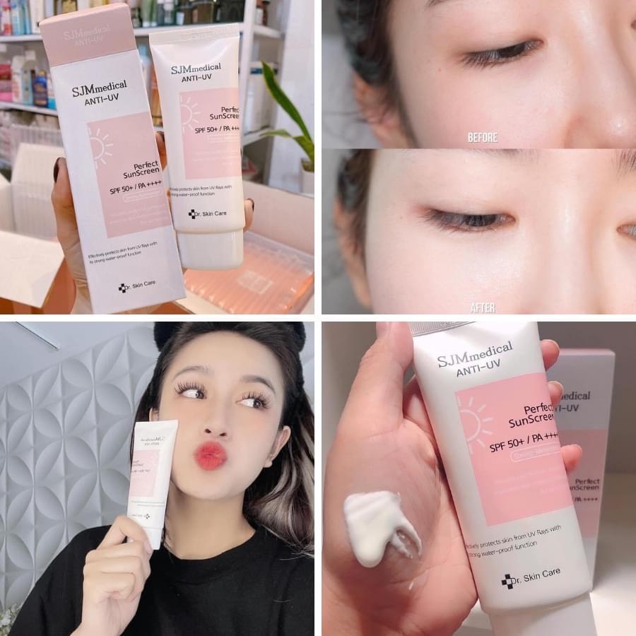 Kem Chống nắng SJM Medical Anti UV Perfect SunScreen SPF50++ 60ml