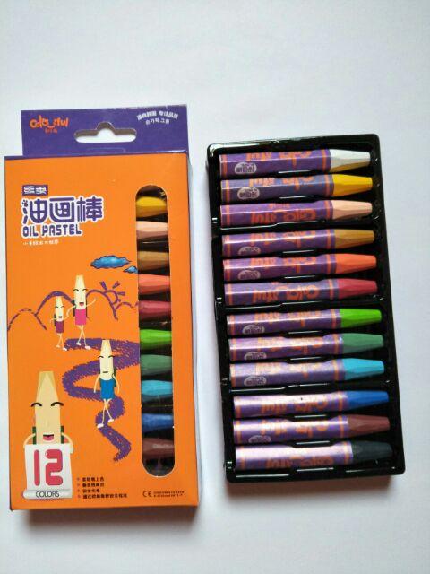 Màu sáp dầu Colorful 24 màu của Hàn Quốc hàng đẹp